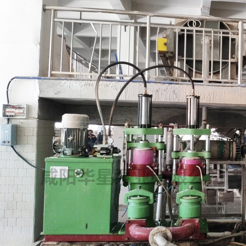 壓濾機節(jié)能進料泵，液壓陶瓷柱塞泥漿泵